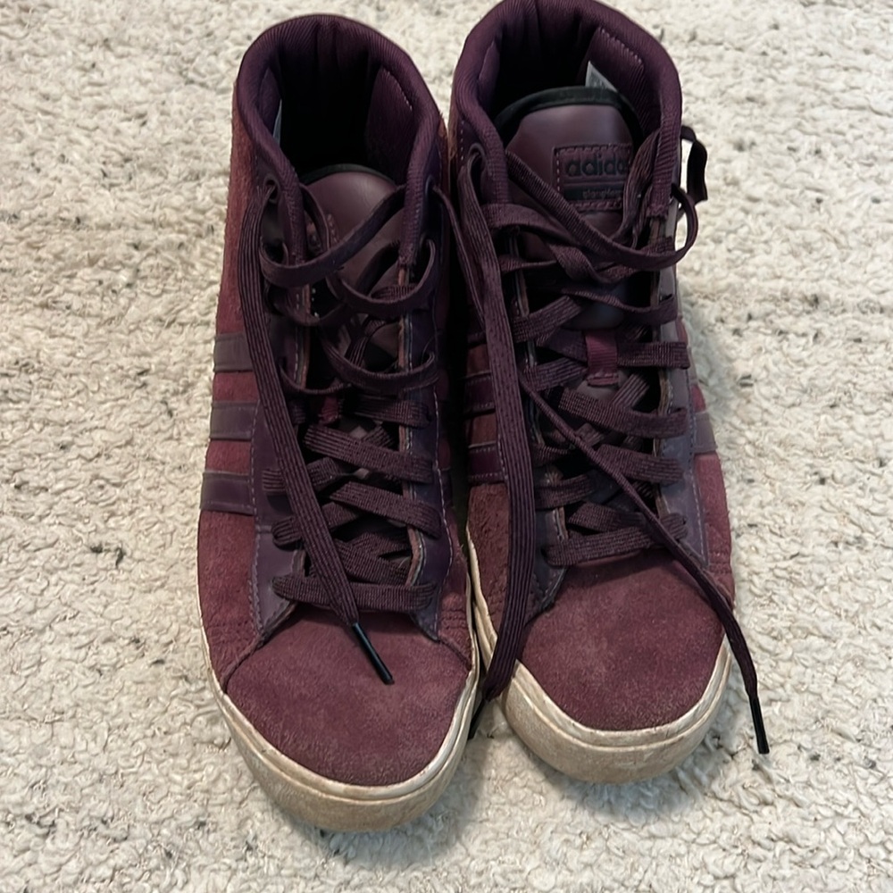 Purple high tops
